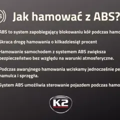 Co to ABS? System zapobiega blokowaniu kół, skraca drogę hamowania i zwiększa bezpieczeństwo. Hamuj z głową!